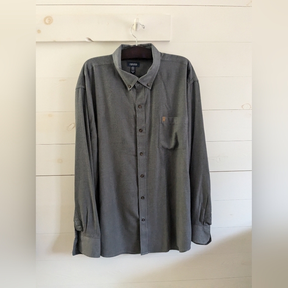 Izod Other - Men's Izod Button Down Shirt Gray Size XL